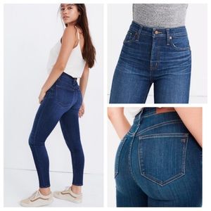 Madewell | Curvy High Rise Skinny Dark Jeans Pants 26 0 2